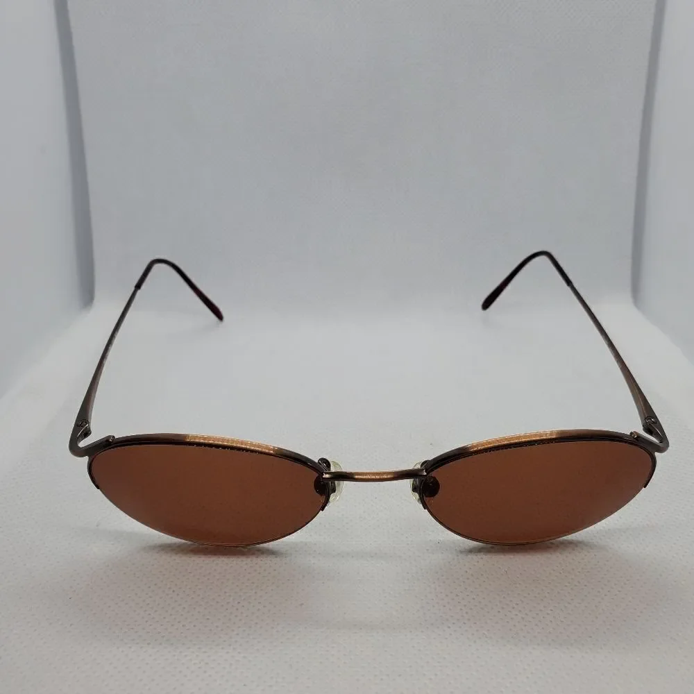 Calvin Klein Brown Prescription Sunglasses Frames, Case, & Cleaning Cloth